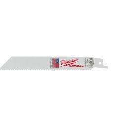 6 in. 8/12 TPI SAWZALL Standard Multi Material Blades   Bulk