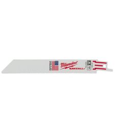 6 in. 18 TPI Thin Kerf SAWZALL Standard Metal Blades   Bulk