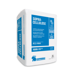 Isolant thermique et acoustique, R12 à R60, gris 25lb   cellulose