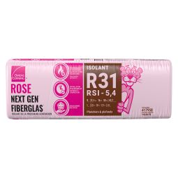 Isolant rose Next Gen Fiberglas R-31 - 16 po x 48 po x 9,25 po (42,7 pi2)