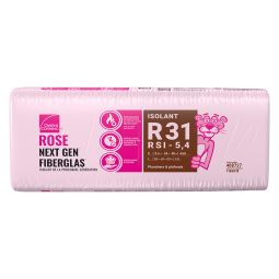 Isolant rose Next Gen Fiberglas R-31 - 24 po x 48 po x 9,25 po (64,0 pi2)
