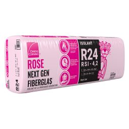Isolant rose Next Gen Fiberglas R-24 - 14,75 po x 47 po x 5,5 po (33,7 pi2)
