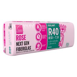Isolant rose Next Gen Fiberglas R-40 - 16 po x 48 po x 11 po (32,0 pi2)