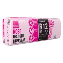 Isolant rose Next Gen Fiberglas R-12 - 15 po x 48 po x 3,5 po (100,0 pi2)