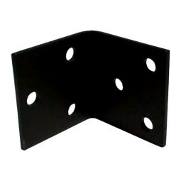 Cornière en acier, trous de 9/16", 4" x 4" x 1/4"