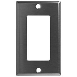 Decorator Wall Plate - 1-Gang - Standard - Stainless Steel