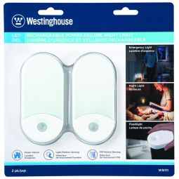 Ensemble de 2 veilleuses DEL rechargeables