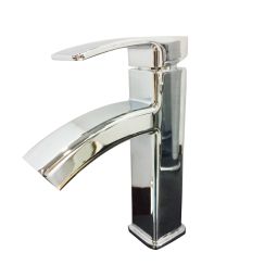 Single-hole ceramic lavatory faucet chrome 77192