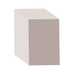 Quart de rond en pin jointé prépeint 1/2" x 3/4" x 16'