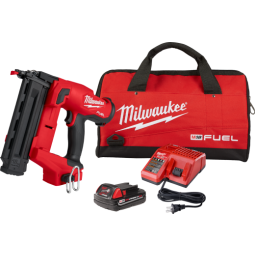 M18 FUEL 18 Volt Brushless Cordless 18 Gauge Brad Nailer Kit