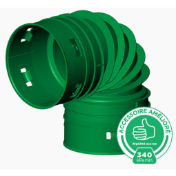 Coude 90dg Drain PE 4"