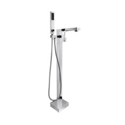 Robinet de bain autoportant chrome  Carré