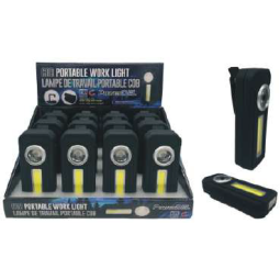 LED Wrok Light with Clip, magent, AAA battery included
