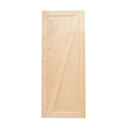 Porte de grange en pin style Z-Bar 37" x 84"