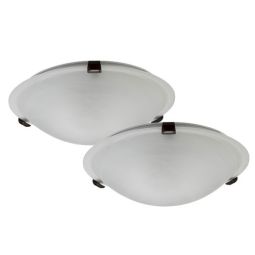 Ceiling Lamp Black 12" pack of 2