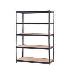 Étagère de rangement robuste 5 tablettes  48"x24"x72"