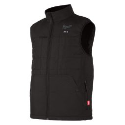 Men's Small M12 12-Volt Lithium-Ion Cordless Axis Black Heated Vest Kit, 1bat