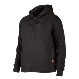 Veste chauffante à capuchon noire sans fil M12 12-Volt, moyen (veste seule)