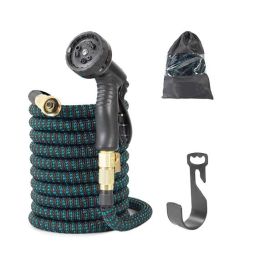 Boyau d'arrosage extensible pour jardin, 50' avec pistolet 9 fonctions
