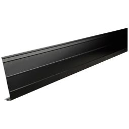 Fascia en aluminium, noir mat, 6" x 9'10"