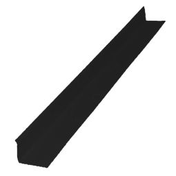 Aluminum Drip Cap - Black - 2" x 1-1/4" x 12'