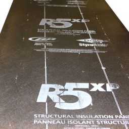9-ft x 4-ft x1-3/16" R-5 XP Structural Insulation Black Wood Fibre Wall Panel