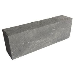 Muret Moderno 4" X 18" x 6", gris charbon deux tons