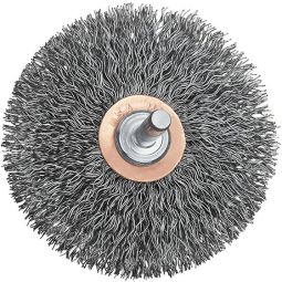 3" x 1/4" Mounted Crimped Brush
