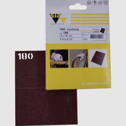 Half-sheet sanding paper 7988 SIA Siastrong - Grit 180