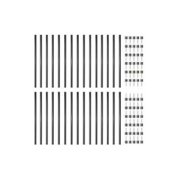 Round Baluster Set - Black - 30-Pack