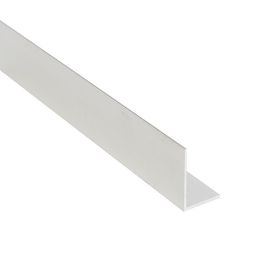 1/2" X 1/2" X 8' Utility & Decorative Angle Moulding Satin Clear
