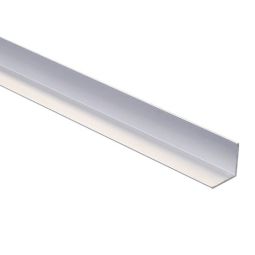 3/4" X 3/4" X 8' Utility & Decorative Angle Moulding Satin Clear