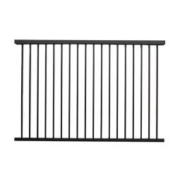 48" x 72" Aluminum Deck Railing - Black