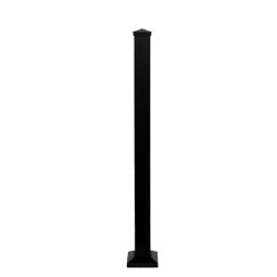 3x3x52" Black Aluminum Post