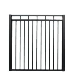 48x48" Black Aluminum Fence Gate