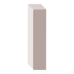 Modern Primed MDF Casing 5/8" x 2-3/4" x 7'1"