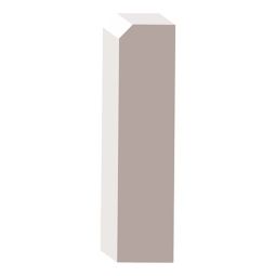 Primed Modern MDF Casing 5/8" x 2-1/2" x 7'
