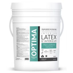 Optima Ceiling Interior Latex Paint Pure White 18.9L