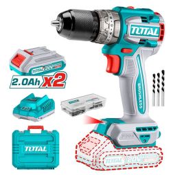 Ensemble perceuse 1/2" sans fil 20v avec 2 batteries et chargeur