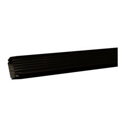 Tuyau de descente K-Style, aluminium, noir, 120 po L. x 2 3/16 po x 3 po