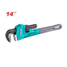 14-Inch Industrial Pipe Wrench with Reinforced Handle
