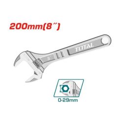 8-Inch (200 mm) Adjustable Steel Wrench