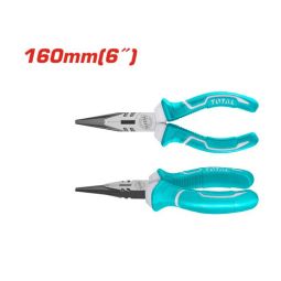 6-Inch (160 mm) Long Nose Pliers with Ergonomic Handles