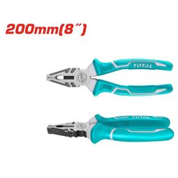8-Inch (200 mm) Multifunction Combination Pliers with Ergonomic Handles