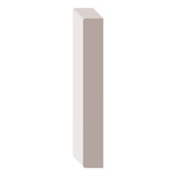 Plinthe prépeinte MDF Moderne 1/2" x 3-1/2" x 8' - Paquet de 10
