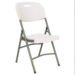 Chaise pliante blanche - 225lb