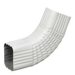 Coude lateral "b" 75° carre / ondule en aluminium
