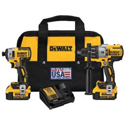 Kit combiné 20V MAX XR clé à choc et perceuse à percussion 2 batteries 4.0ah