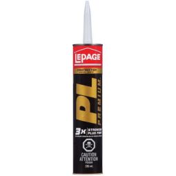 Adhésif de construction PL Premium LePage, beige, 295 ml