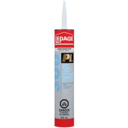 Adhésif PL LePage 300 pour panneaux isolants, 825 ml